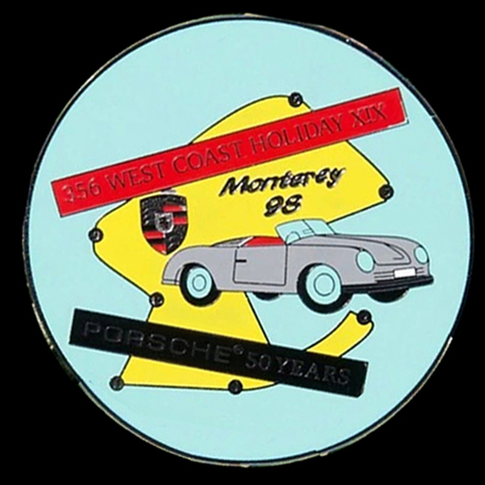 Porsche 356 West Coast Holiday car badge 
