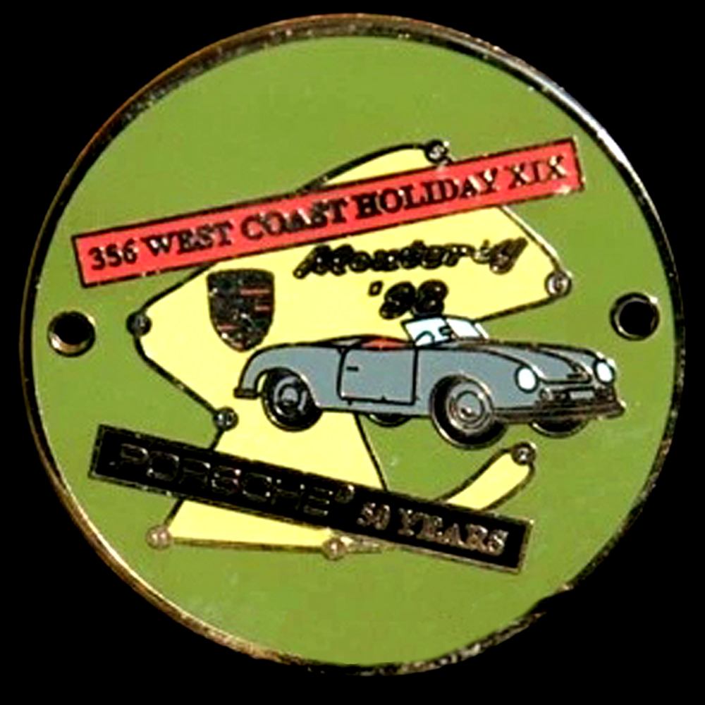 Porsche 356 West Coast Holiday car badge 
