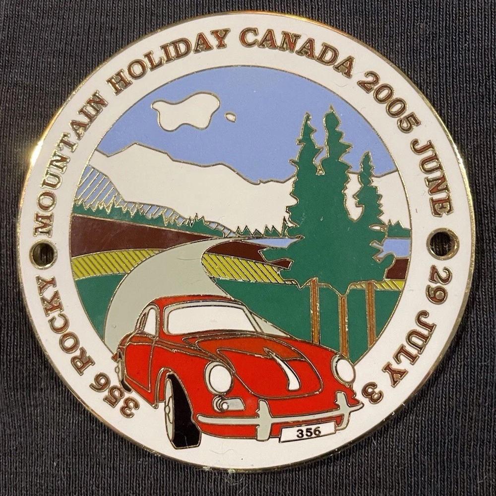 356 Rocky Mountain Holiday Canada car badge