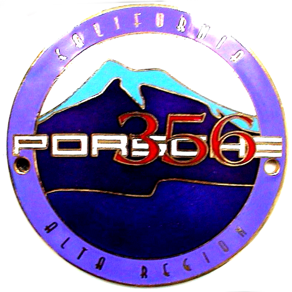 Porsche 356 California car badge