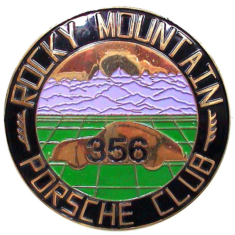 Rocky Mountain Porsche Club car badge