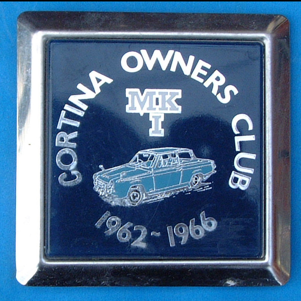 Ford Cortina Owners Club car badge