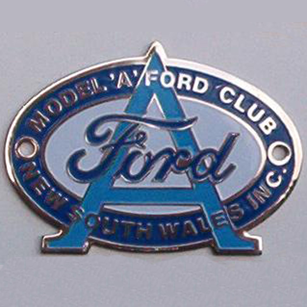 Model "A" Ford Club of New South Wales car badge