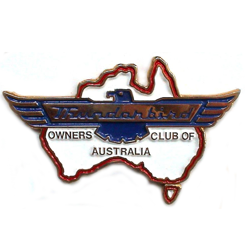 Ford Thunderbird Owners Club of Australia car badge