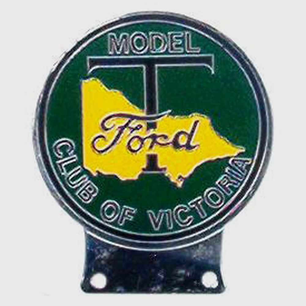 Model T Ford Club of Victoria car badge