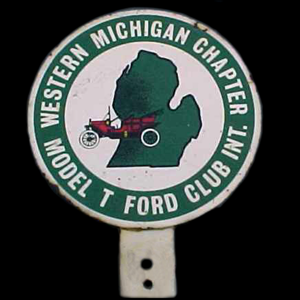 Model T Ford Club car badge