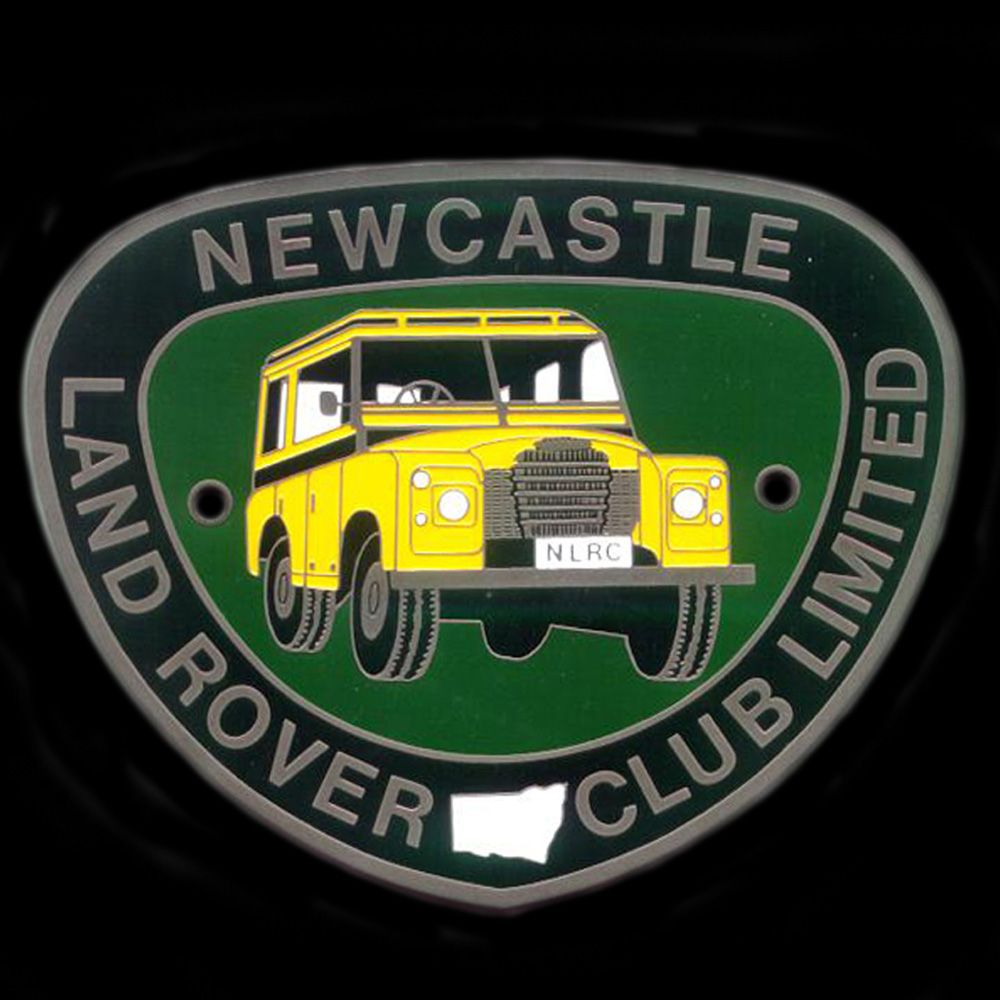 Land Rover Newcastle Australia car badge