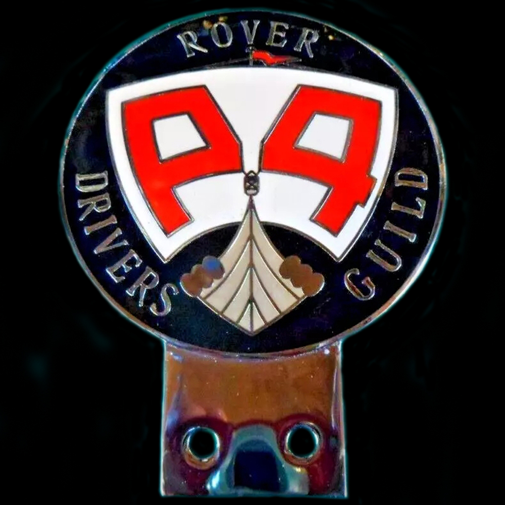 P4 Rover Drivers Guild car badge