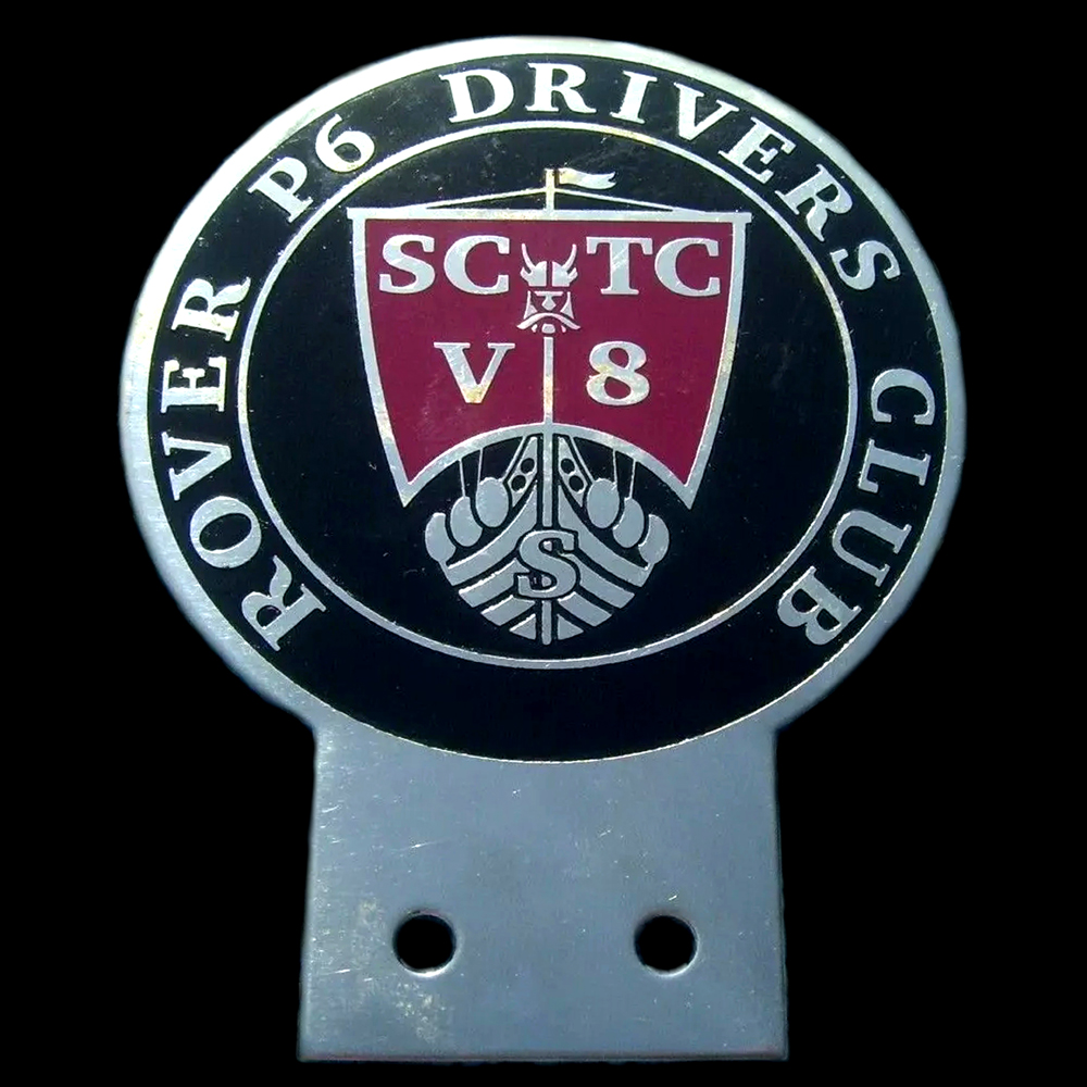 Rover P6 Drivers Club car badge