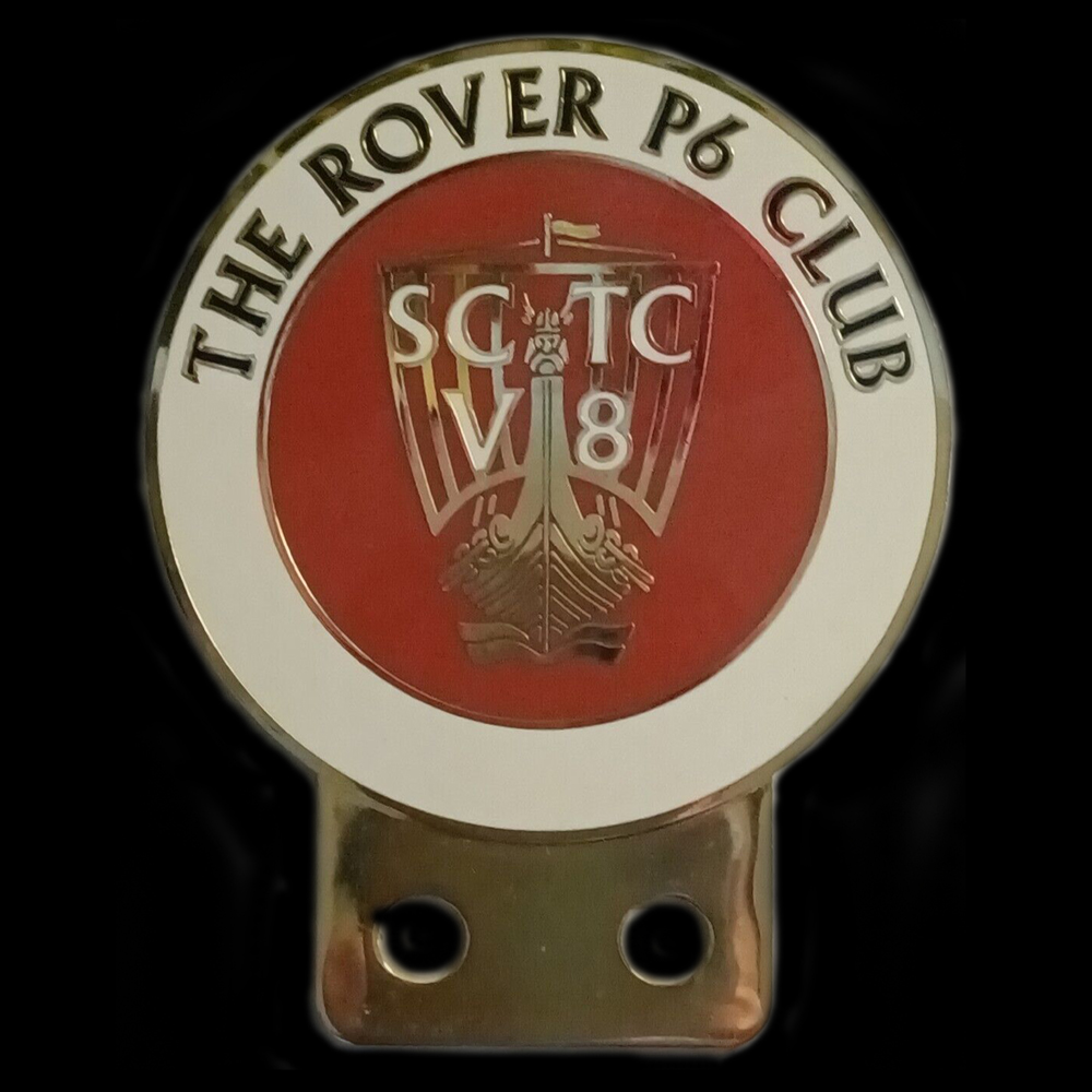 Rover P6 Club car badge
