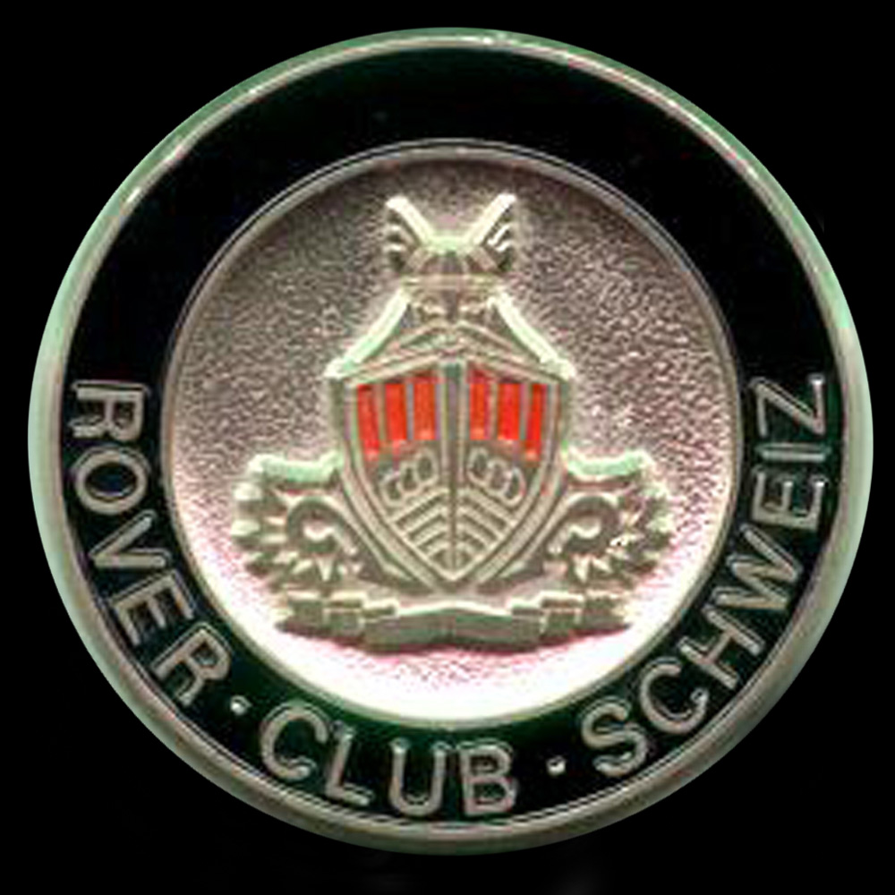 Rover Club Switzerland car badge
