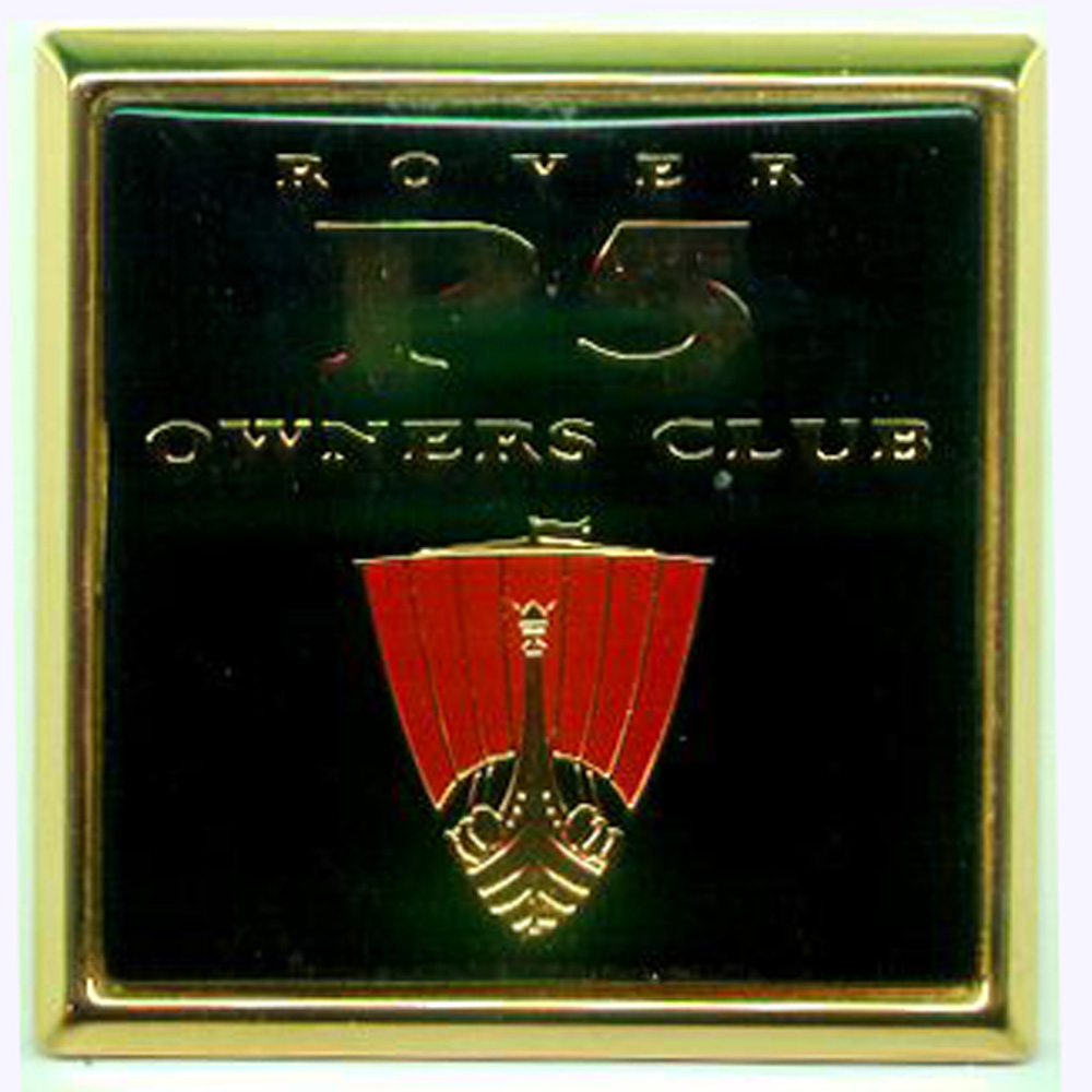 Rover P5 Owners Club car badge