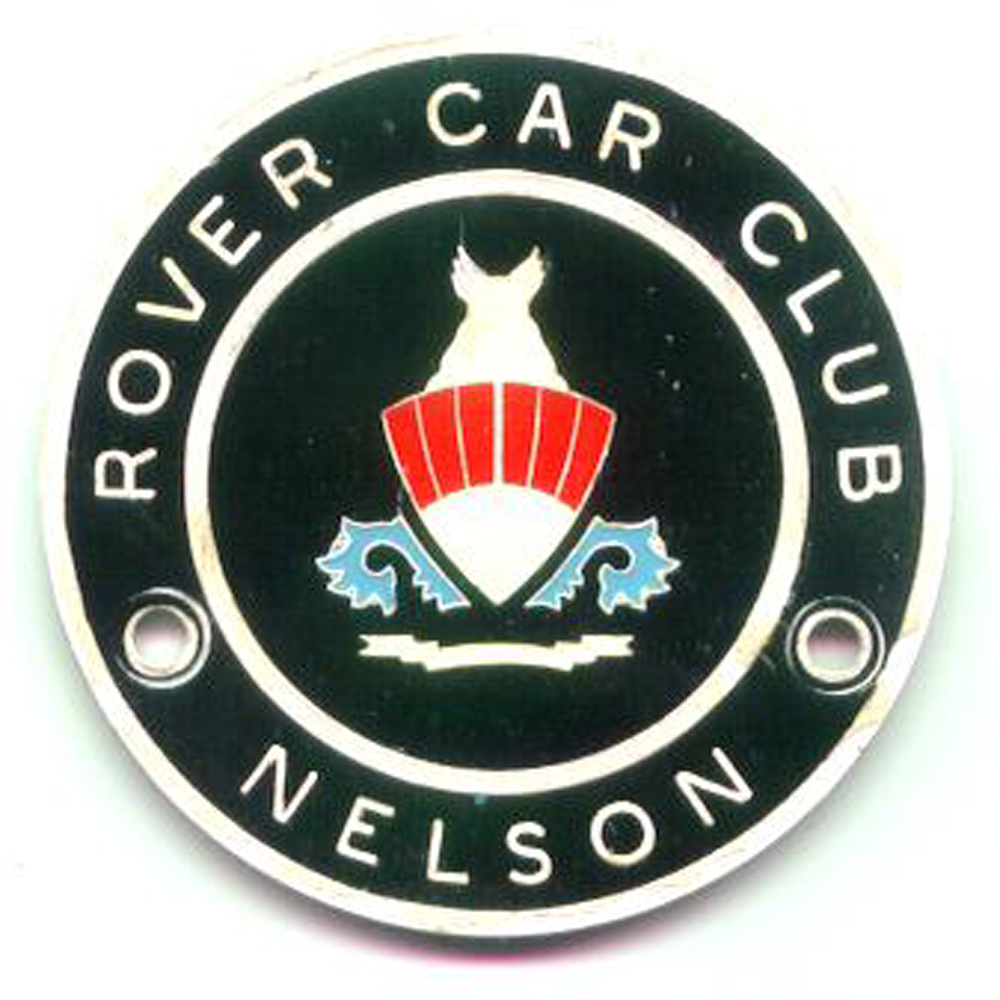 Rover Car Club  Nelson car badge