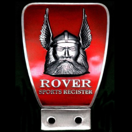 Rover Sports Register car badge