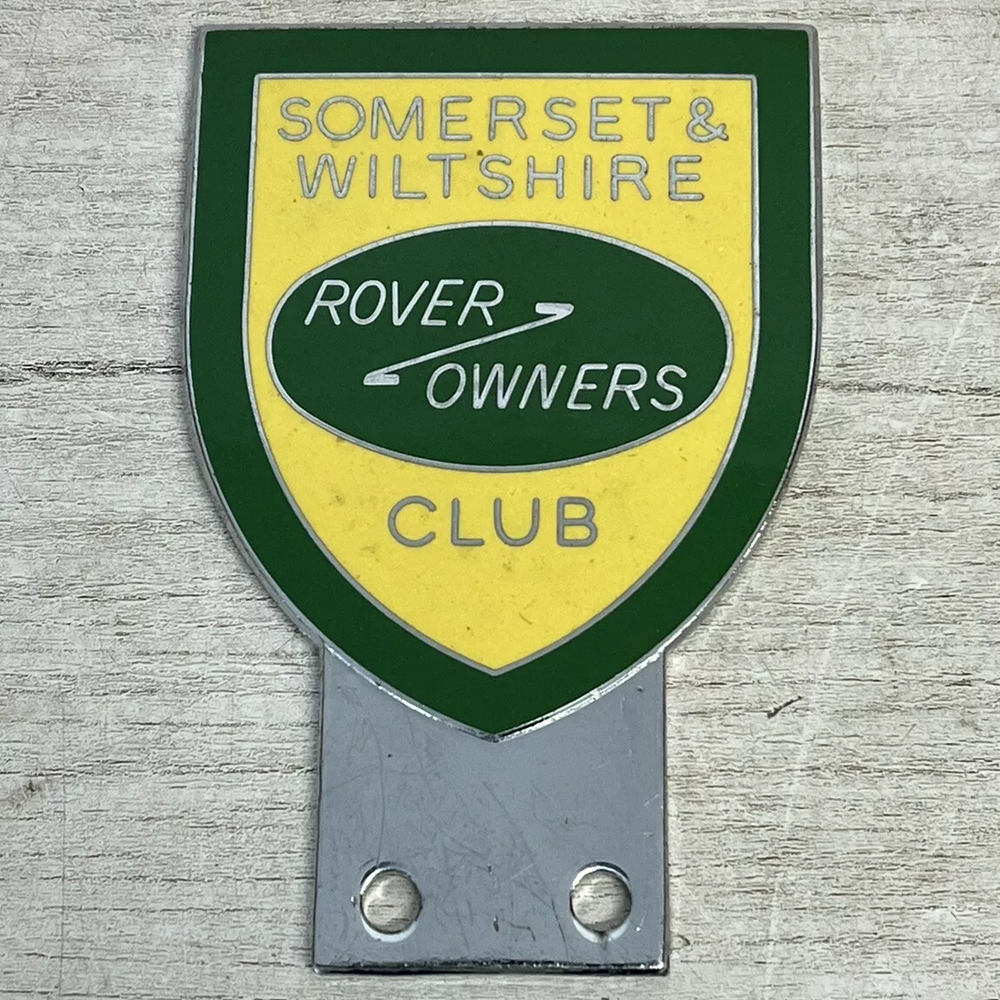 Somerset & Wiltshire Land Rover Club car badge