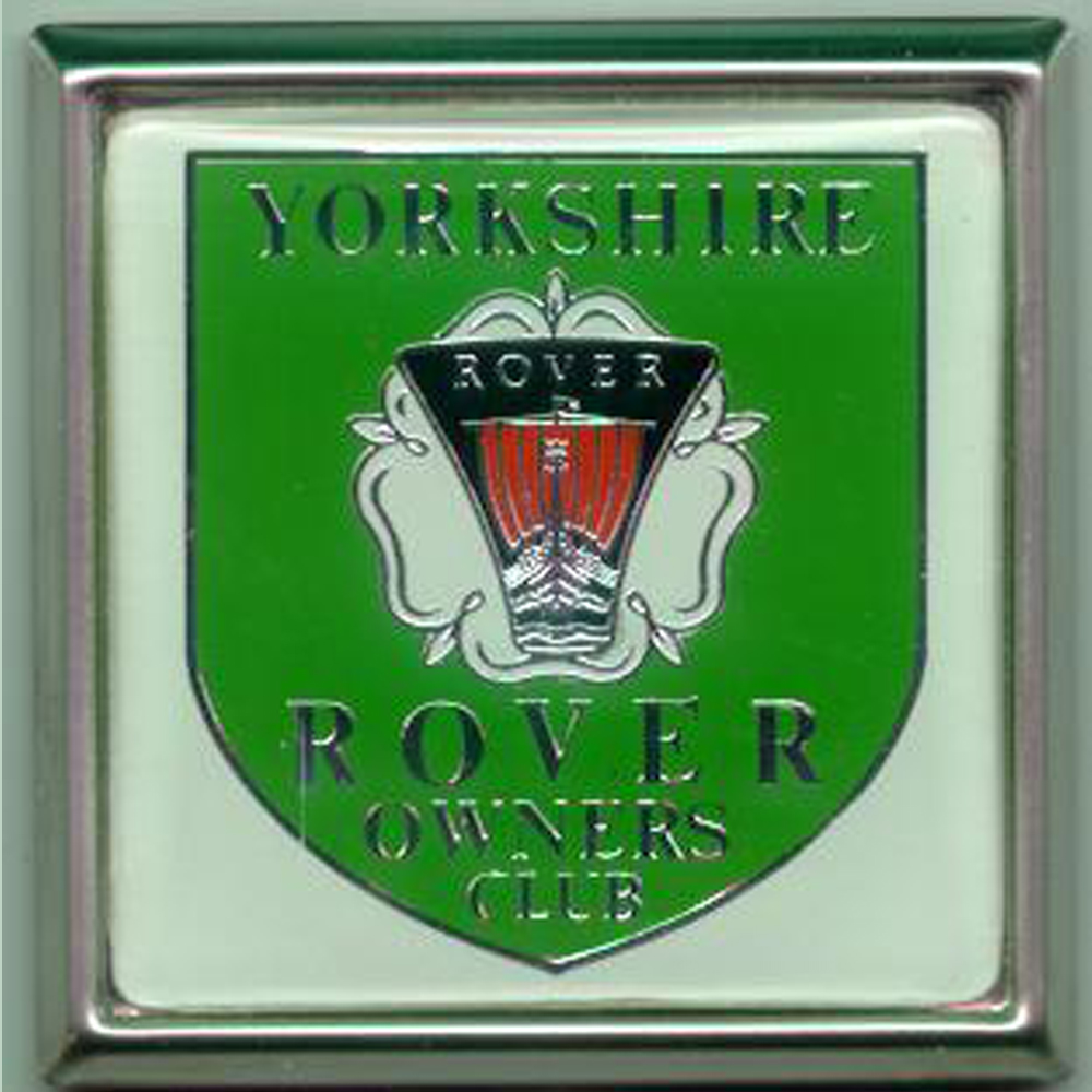 Yorkshire Rover Owners Club car badge