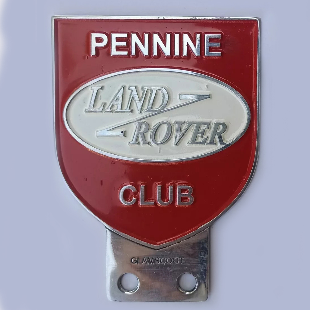 Pennine Land Rover Club car badge