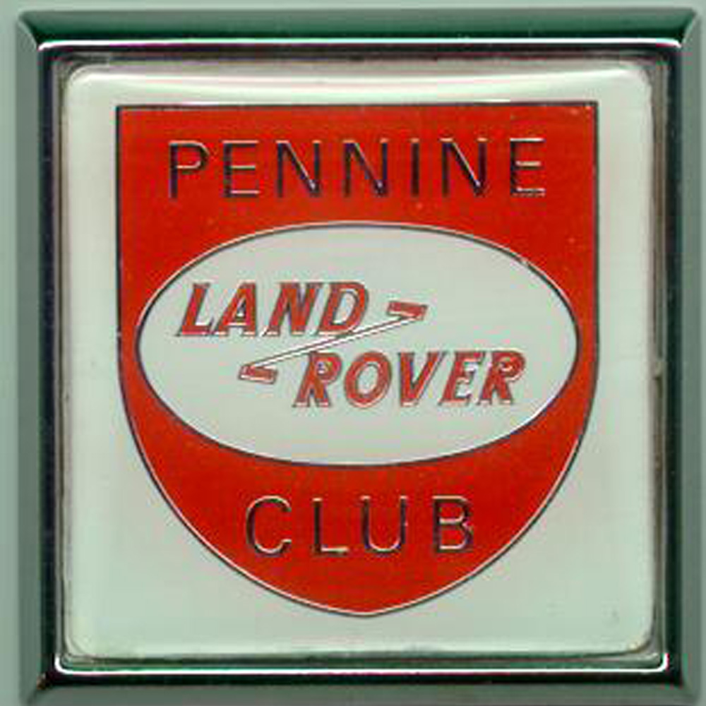Pennine Land Rover Club car badge