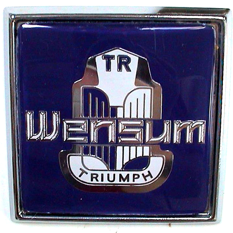 Triumph TR Wensum  car badge