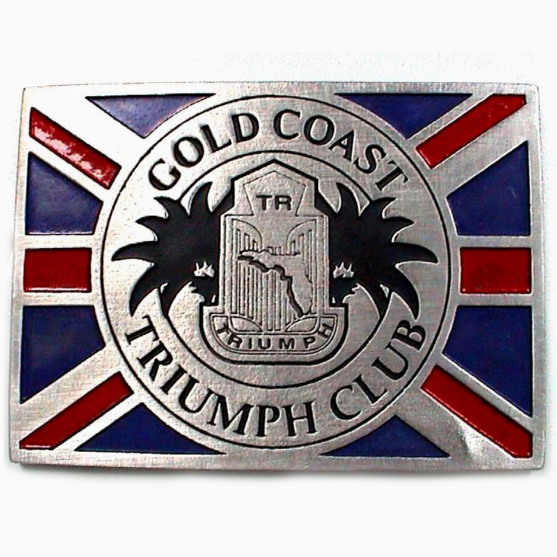 Gold Coast Triumph Club car badge