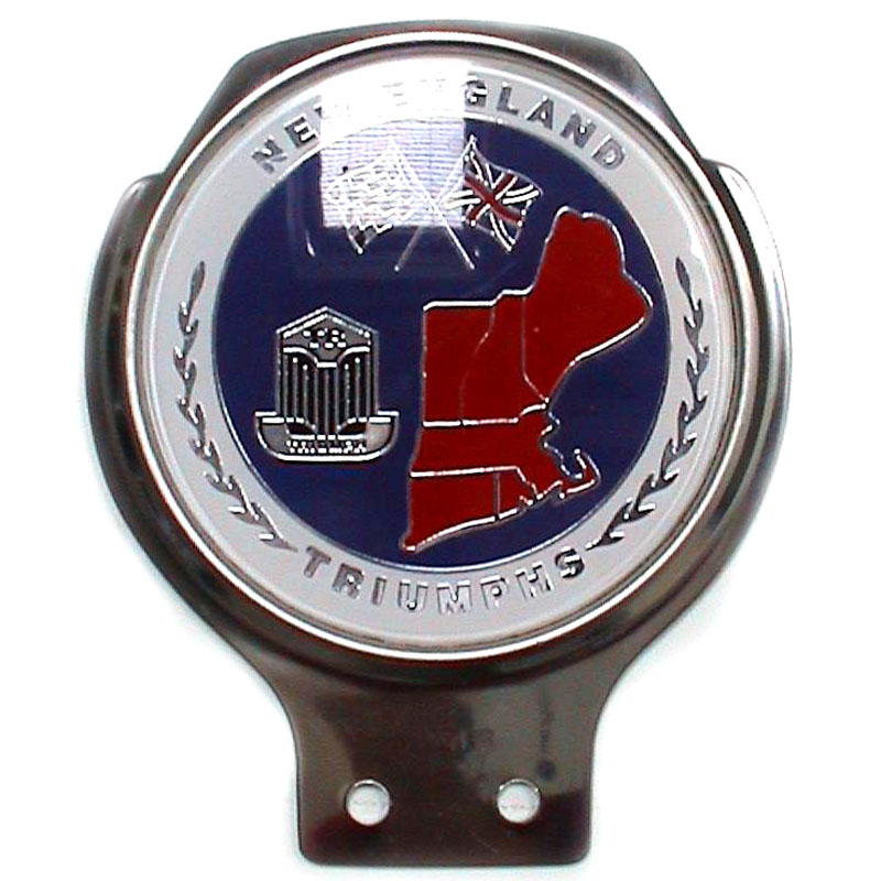 New Englands Triumphs car badge