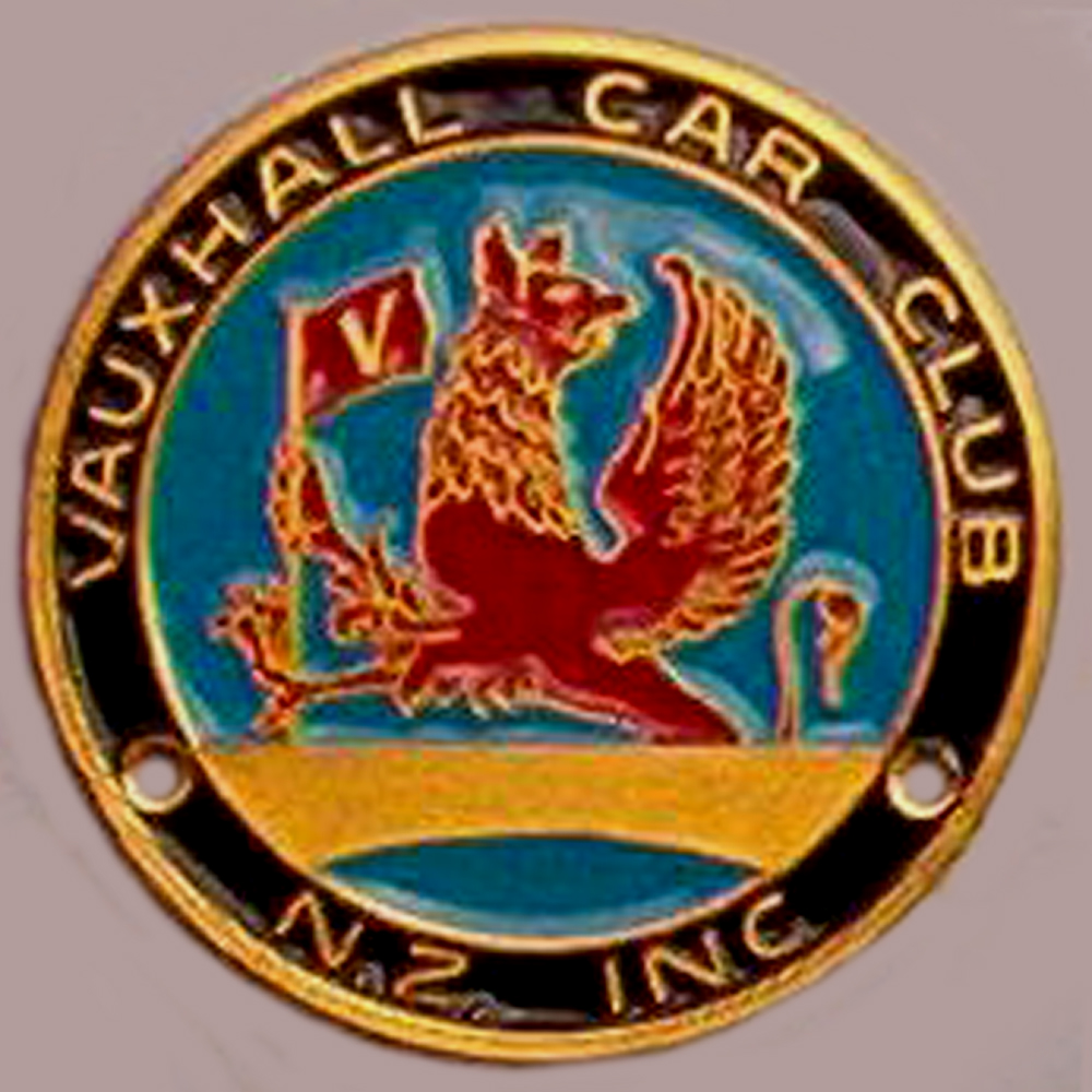 Vauxhall Car Club of New Zealand car badge