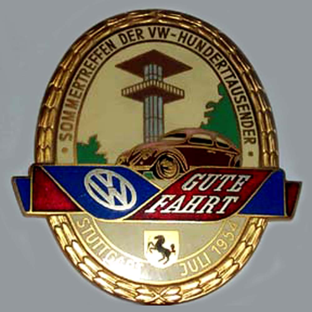 German Volkswagen Rally badge
