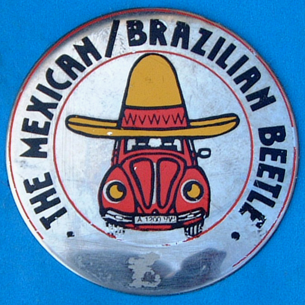 The Mexican / Brazilian Beetle car badge