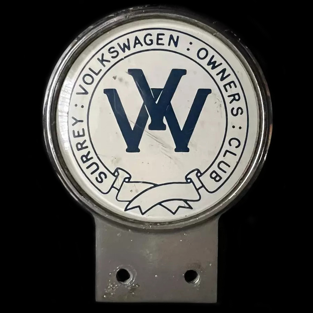 Surrey Volkswagen Owners Club car badge