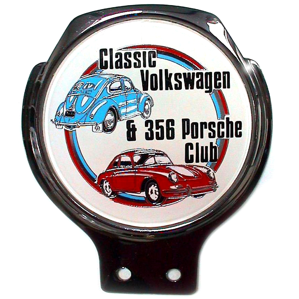 Classic Volkswagen & 356 Porsche Club car badge