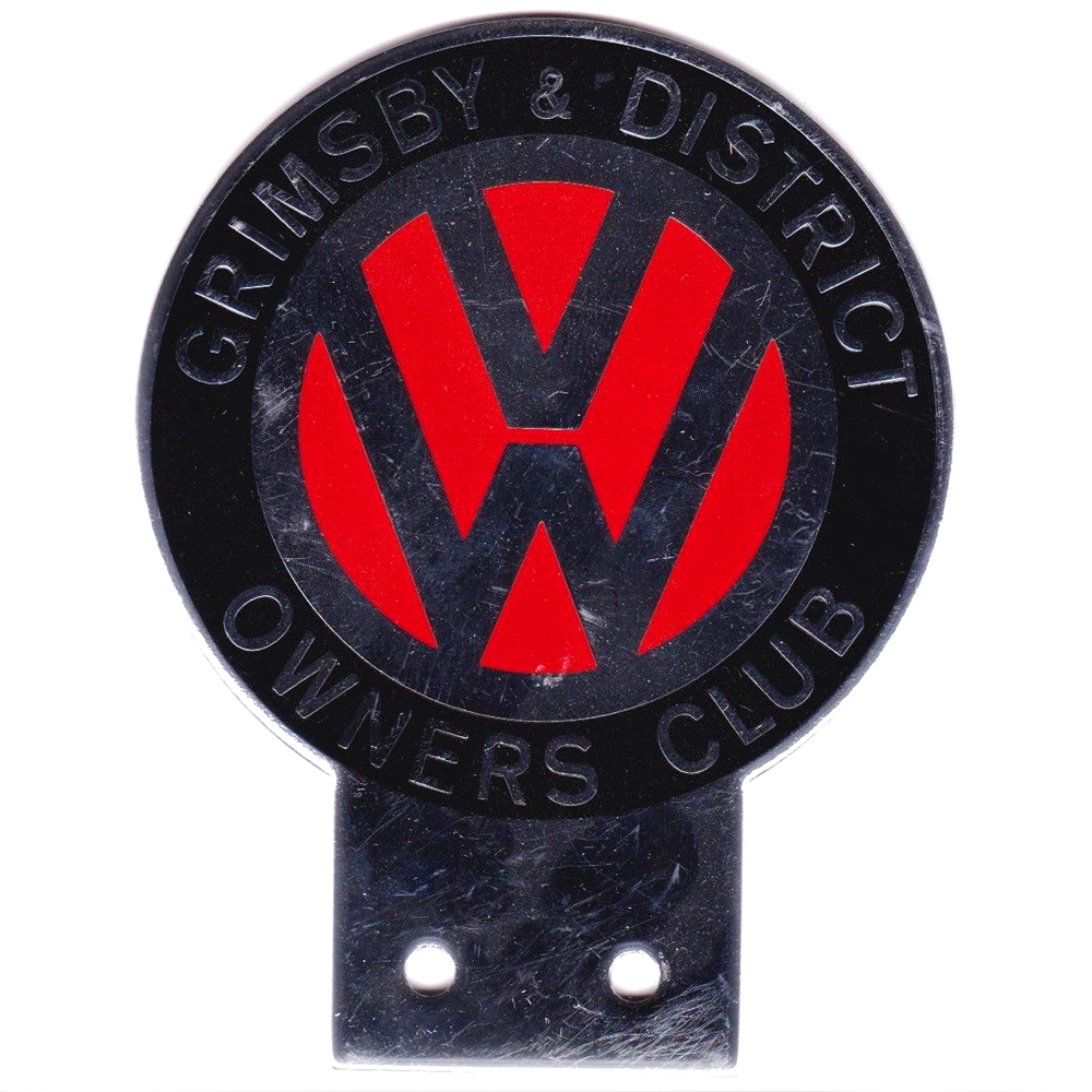Grimbsy District Volkswagen Owners Club car badge