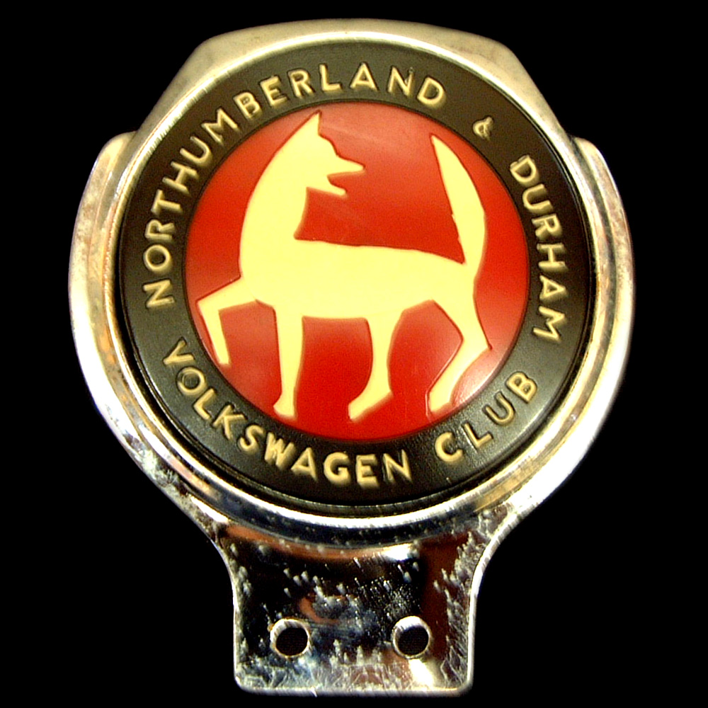 Northumberland & Durham Volkswagen Club car badge