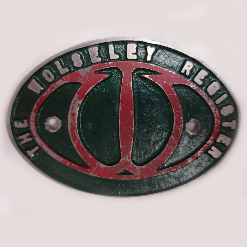 Wolseley Register car badge