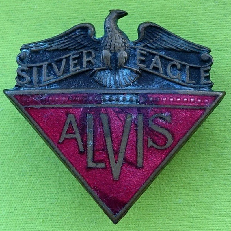 Alvis Silver Eagle car badge