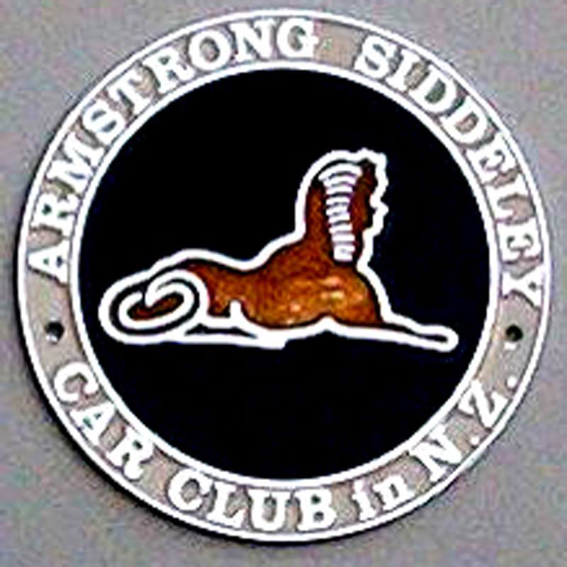 Armstrong Siddeley Car Club car badge