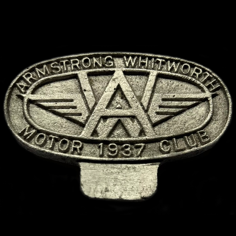 Armstrong Whitworth Motor Club car badge