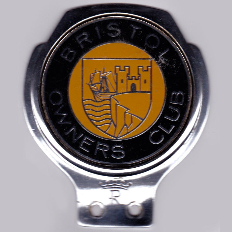 Bristiol Owners Club car badge