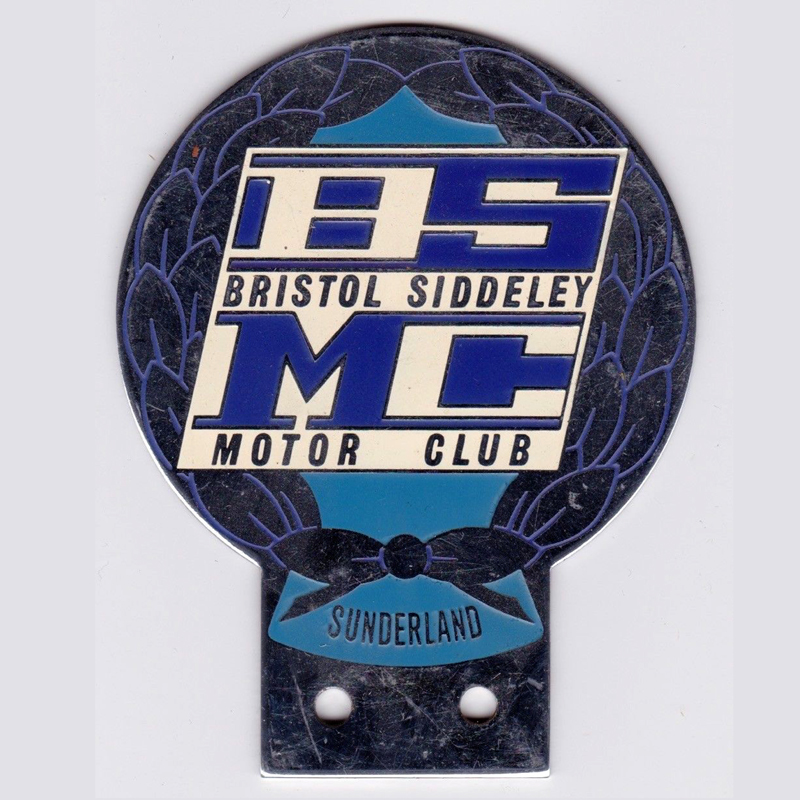 Bristol Siddeley Motor Club car badge