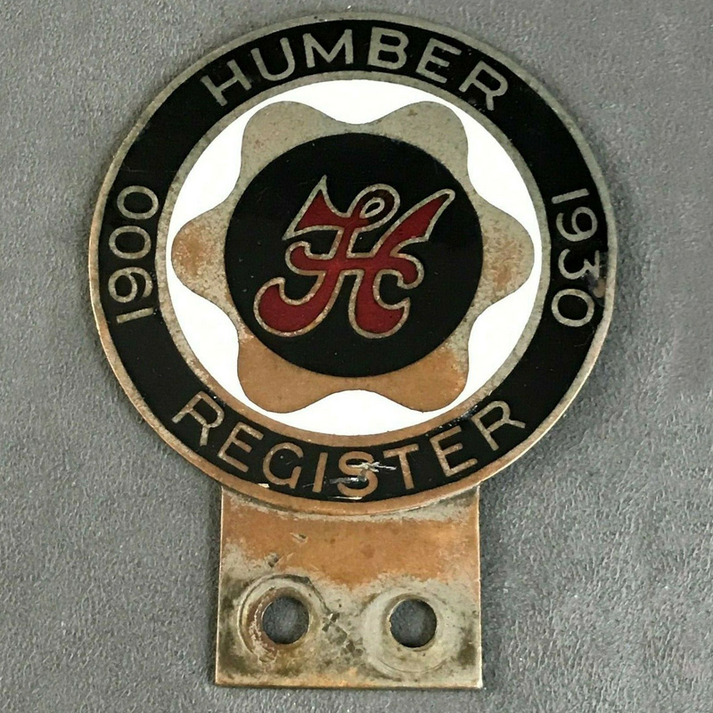Humber Register car badge