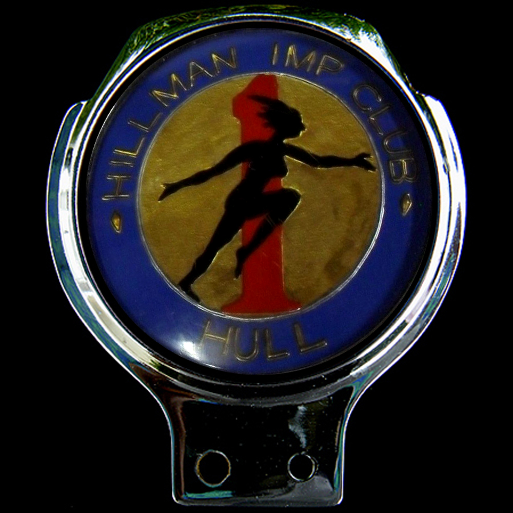 Hillman Imp Club Hull car badge