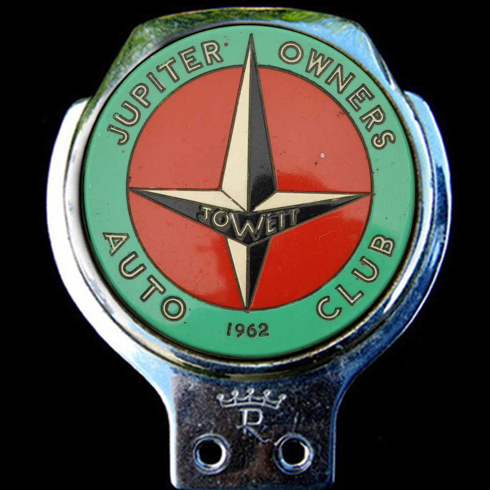 Jowett Jupiter Owners Club car badge