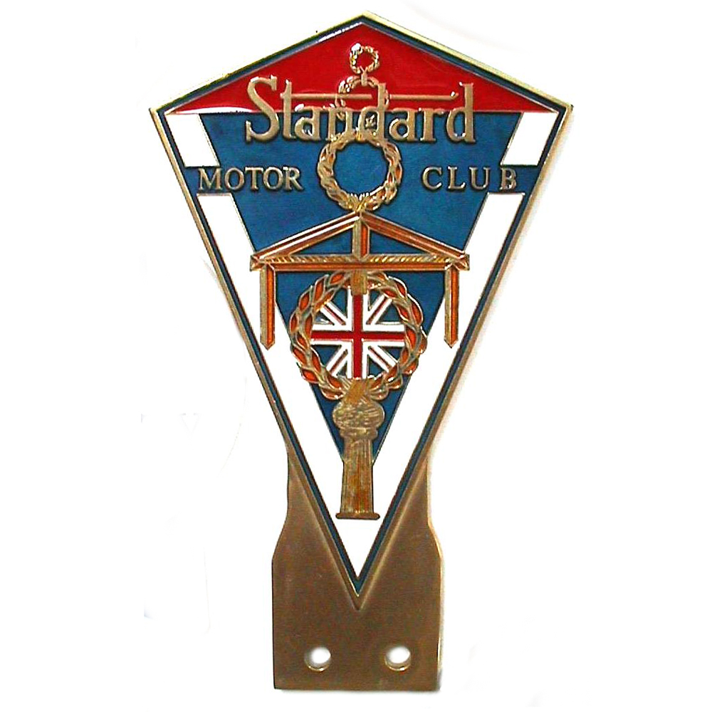Standard Motor Club car badge