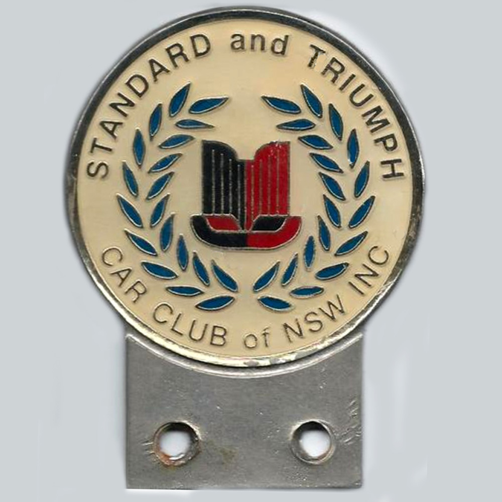 Standard and Triumph  Club of New South Wales car badge
