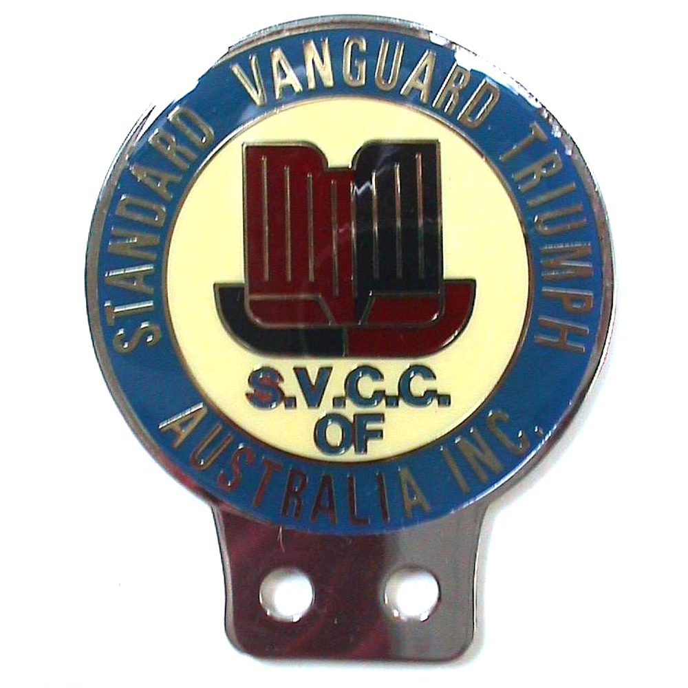 Standard Vanguard Triumph car badge