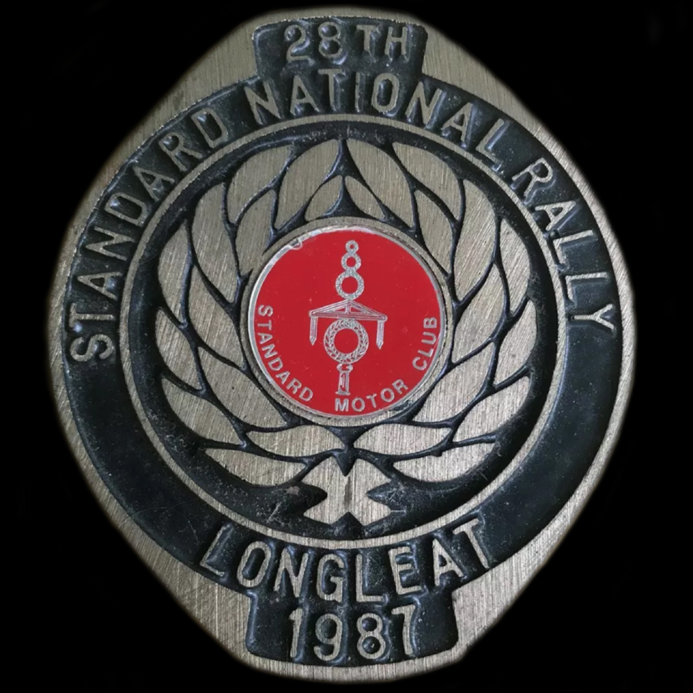 Standard National Rally car badge