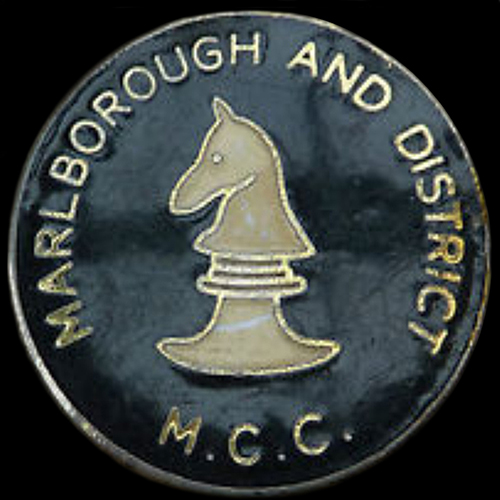 Marlborough and District Motor Cycle Club lapel badge