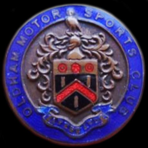 Oldham Motor Sports Club lapel badge