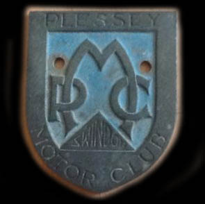 Plessey Motor Club Car Badge