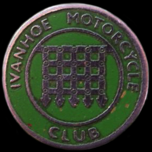 Ivanhoe Motorcycle Club lapel badge