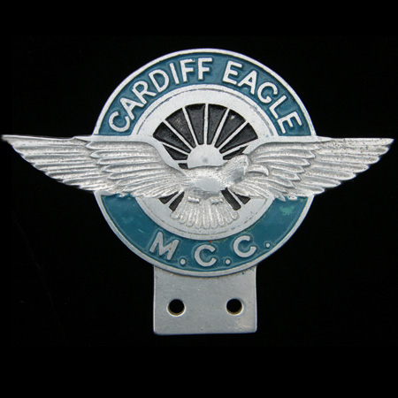 Cardiff Eagle Motor Cycle Club Car Badge